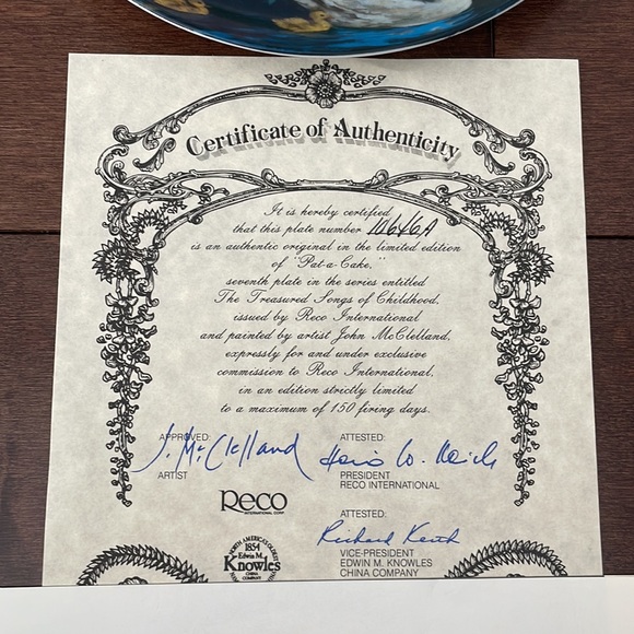 The Bradford Exchange Pat a Cake Collector Plate - Picture 2 of 6